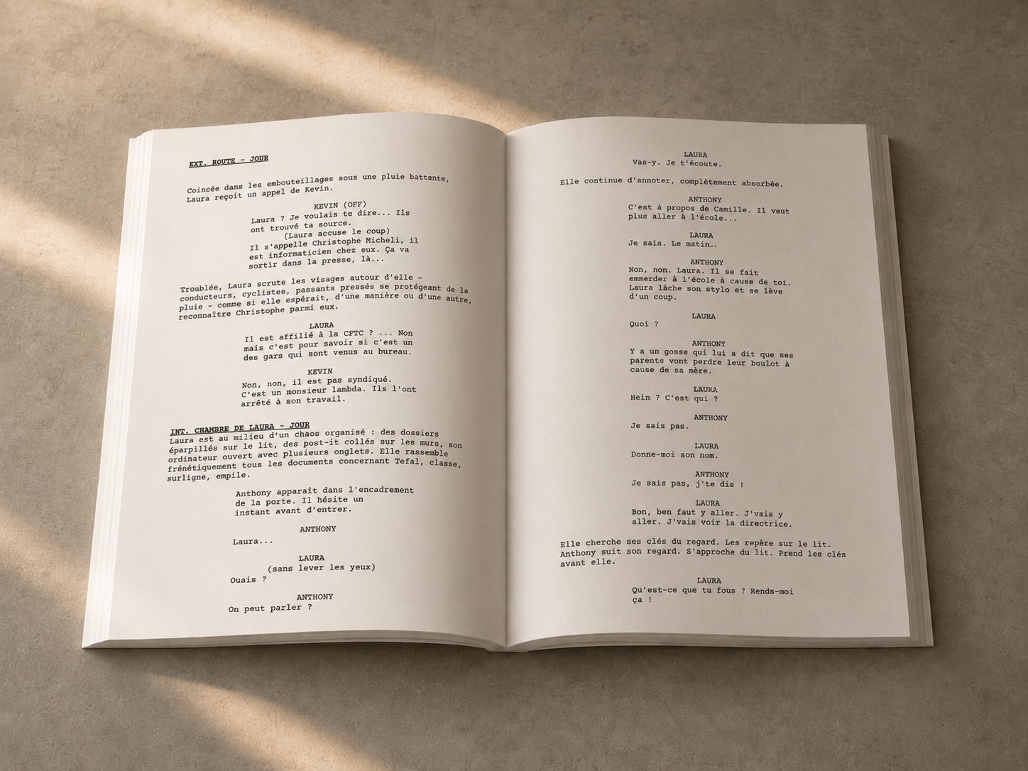 The screenplay